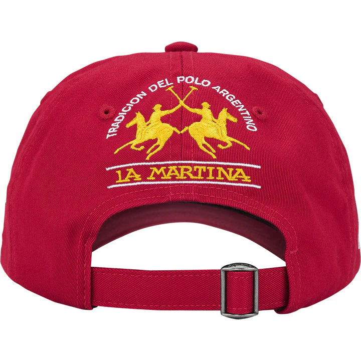 Supreme Jacob & Co La Martina Red 6-Panel Hat