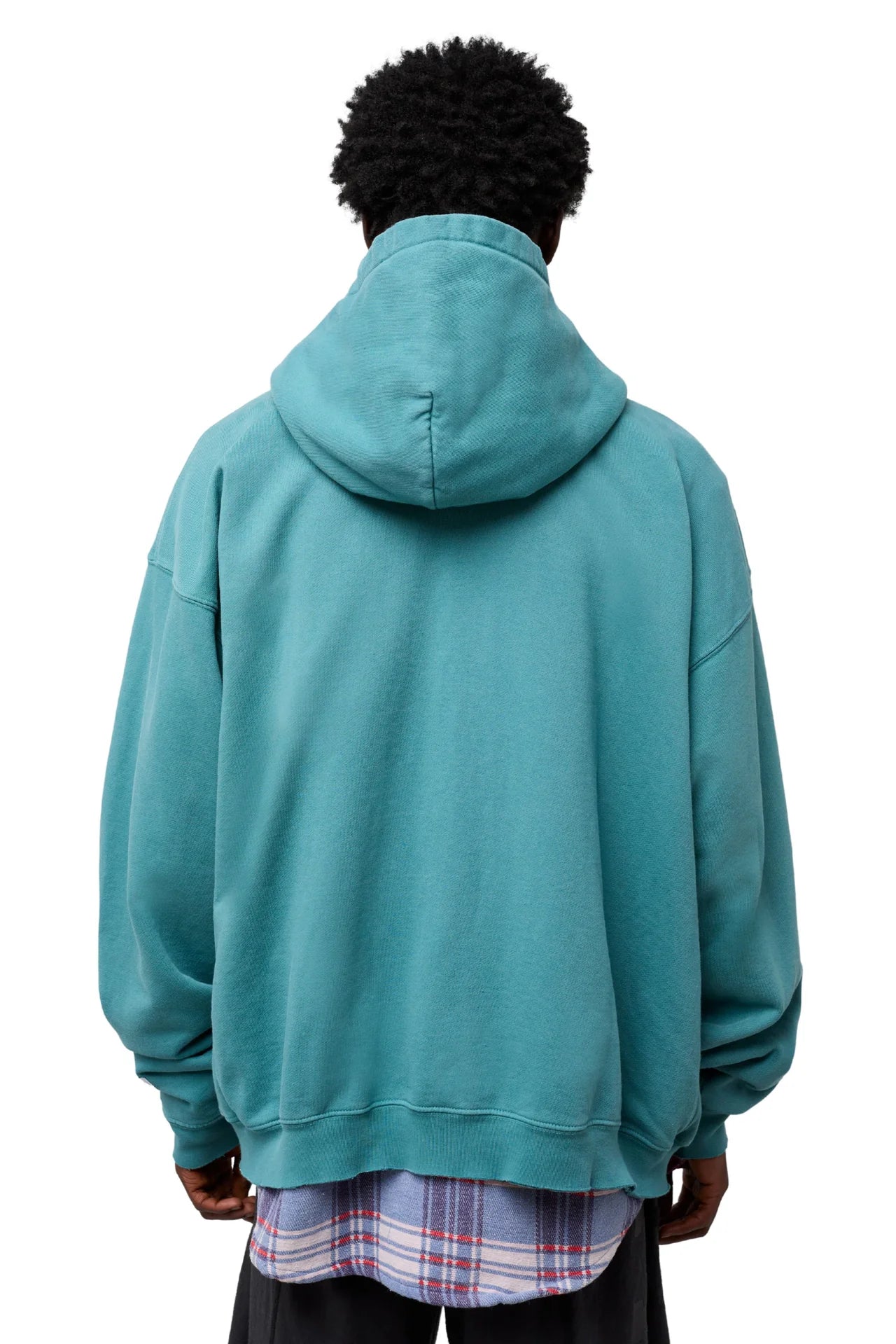 Gallery Dept Vintage Teal 90s Logo Zip Hoodie