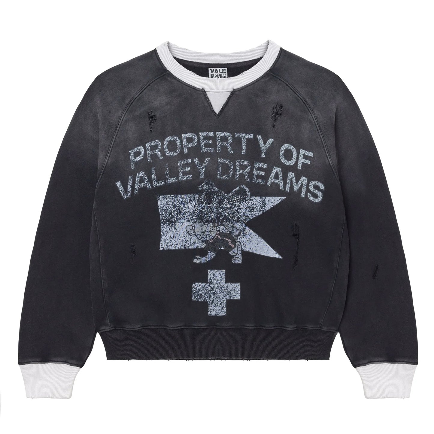 Vale Black Prison Break Crewneck