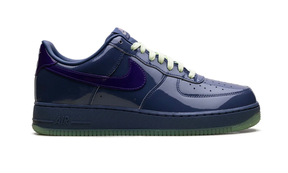 Nike Air Force 1 Patent Leather Mystic Navy Grape Ice