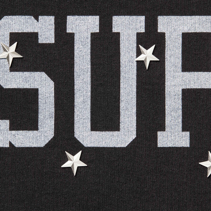 Supreme Black Stars Studded Hoodie