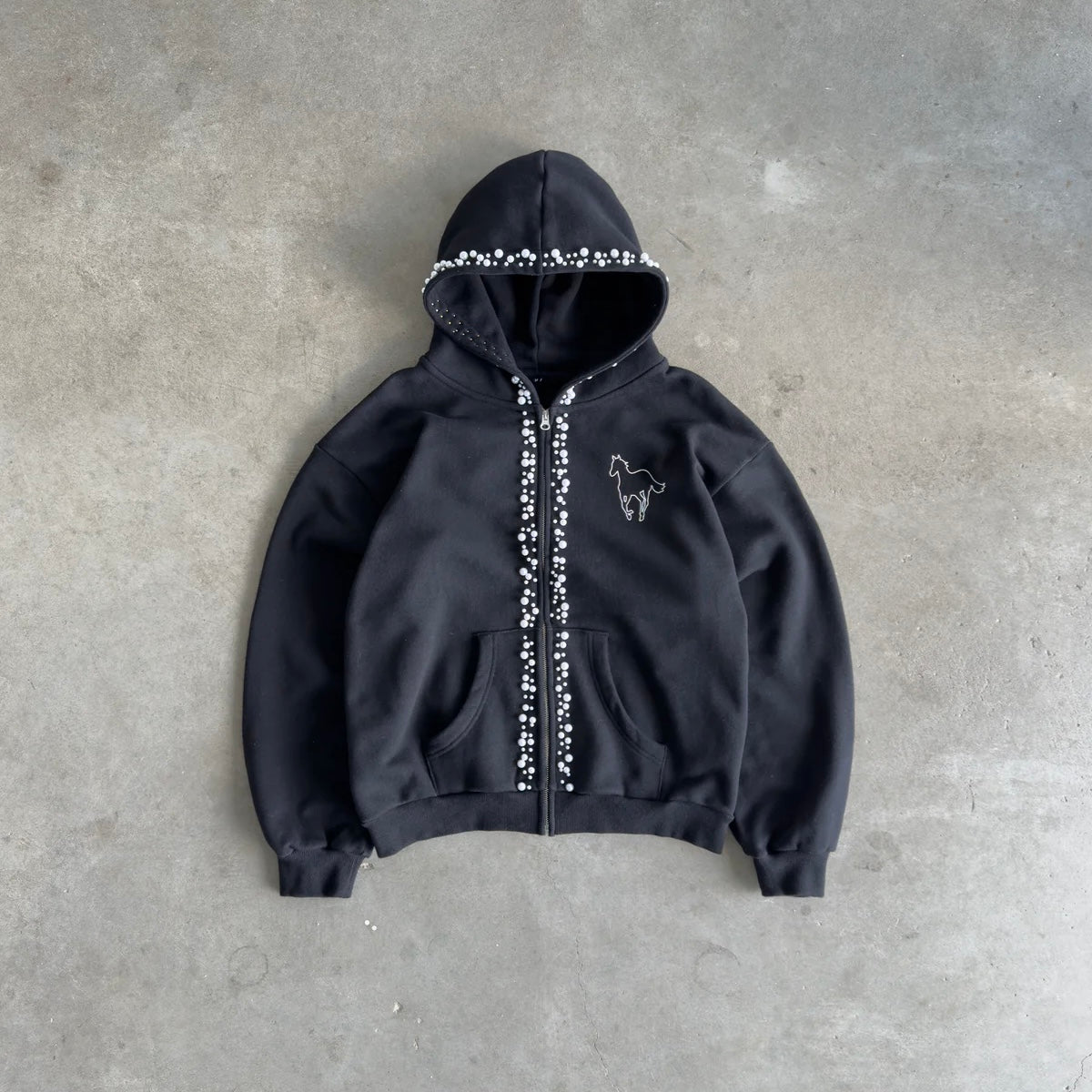 Bravest Studios Pony Pearl Zip Hoodie