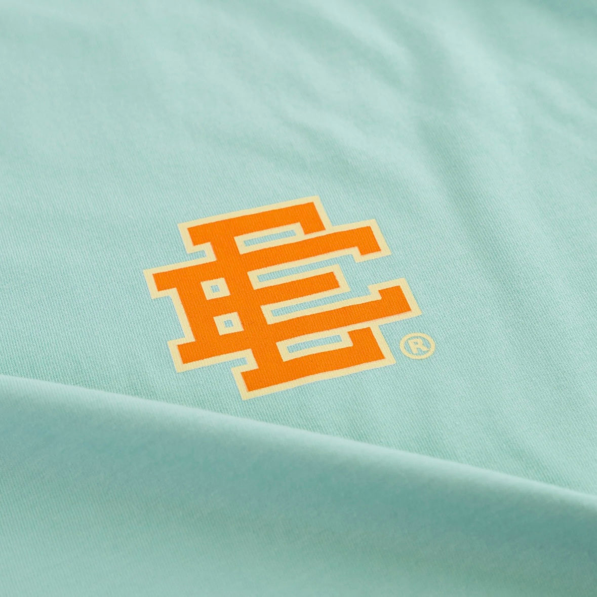 Eric Emanuel Ocean Wave Orange T-Shirt Close VIew