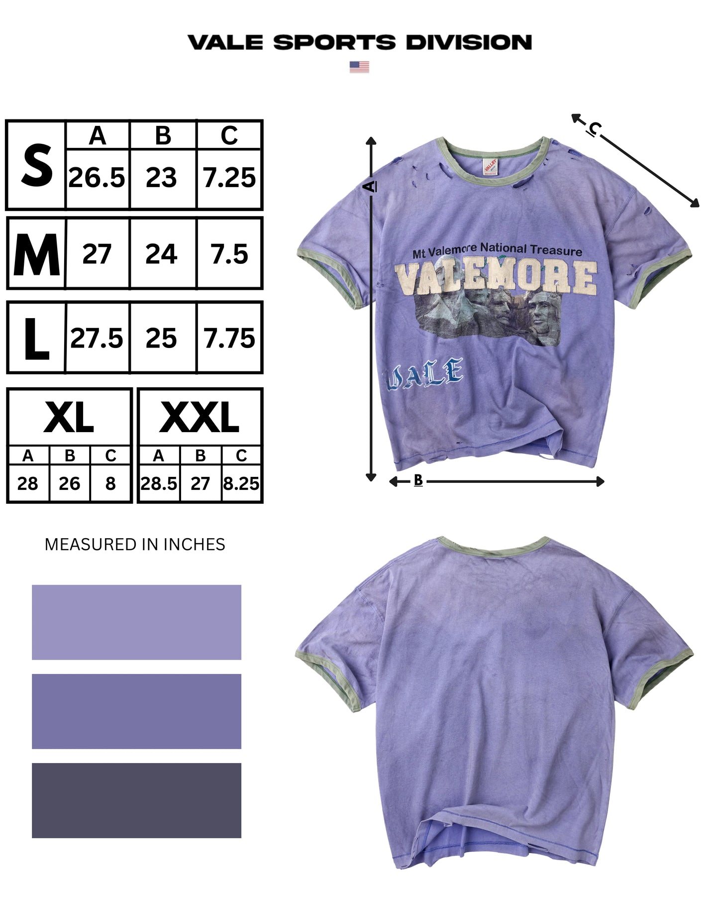 Vale Lake Camp Ringer T-Shirt