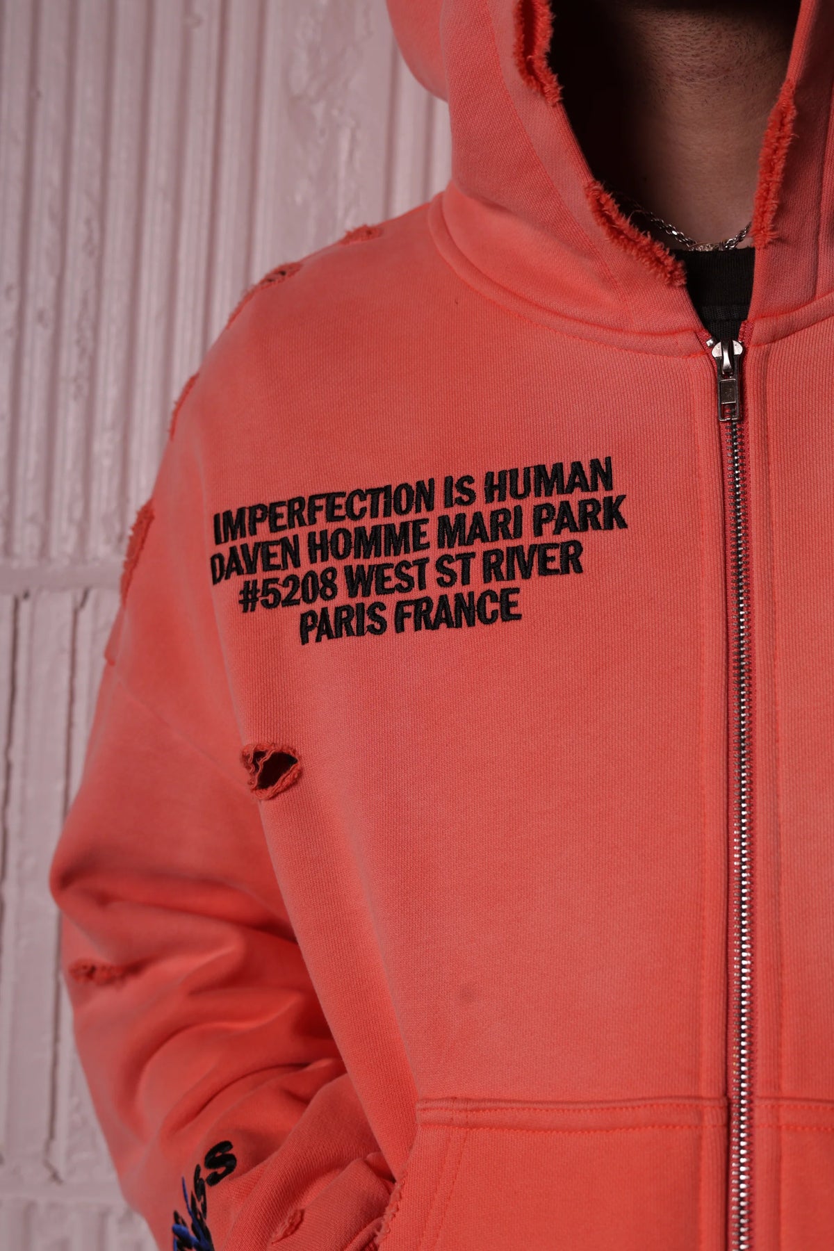 Daven Homme Imperfection Is Human Hoodie