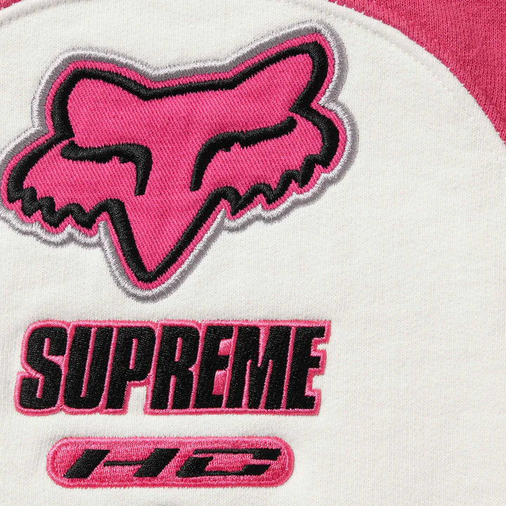 Supreme Fox Racing Pink White Sweatpants