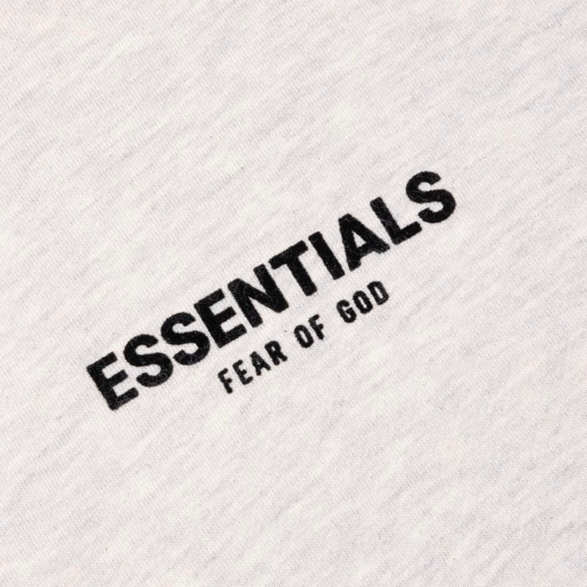 Fear of God Essentials Light Oatmeal Sweatpants Close View 1
