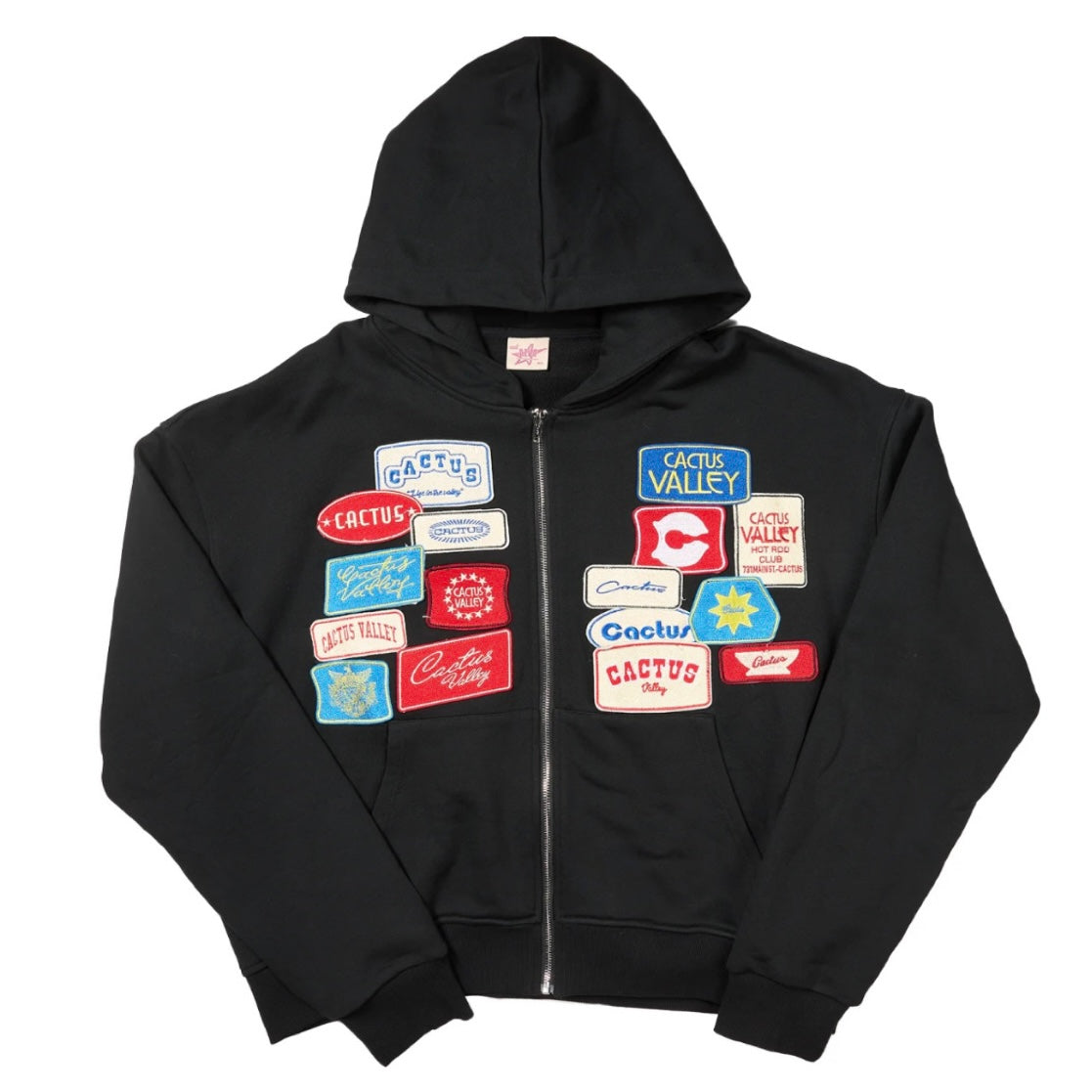 AZVA Black Roadside Zip Hoodie