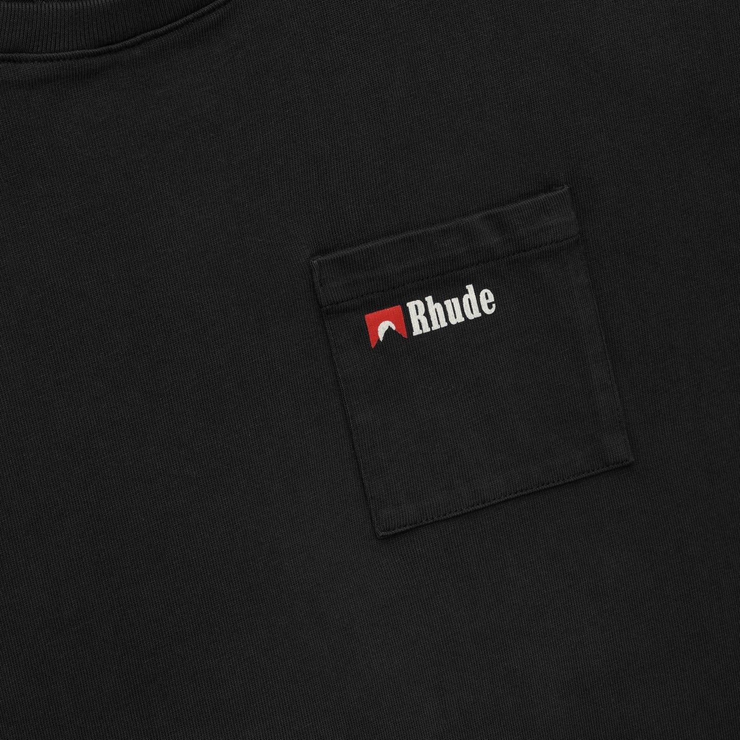 Rhude Black Moonlight Wolt Pocket T-Shirt