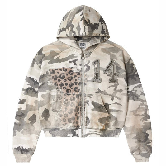 Vale Winter Camo Zip Hoodie