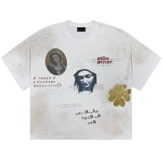 Stile De Amor White De Oro T-Shirt