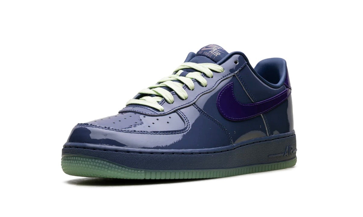 Nike Air Force 1 Patent Leather Mystic Navy Grape Ice