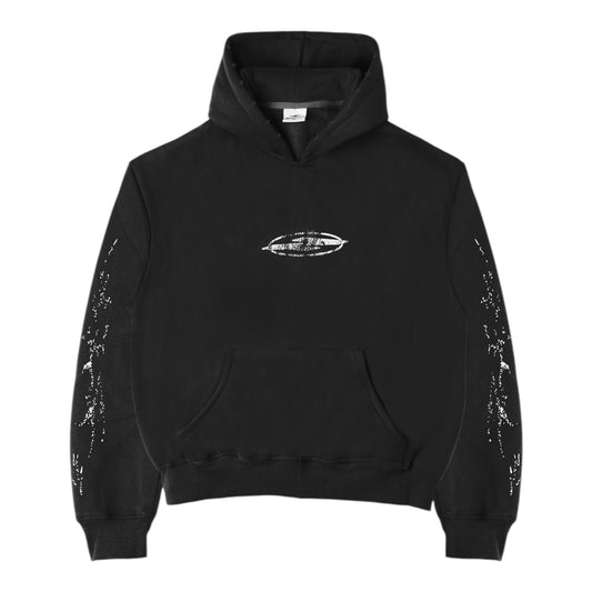No Feelings Black Flame Hoodie