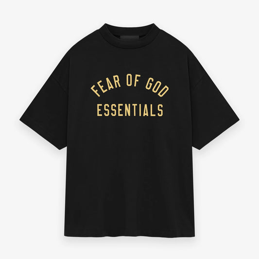 Fear of God Essentials Black Gold T-Shirt