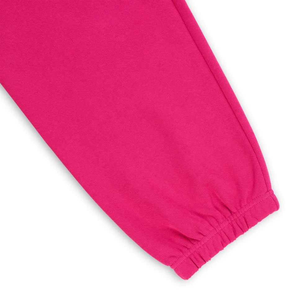 Sp5der Pink Black Angel Number Sweatpants
