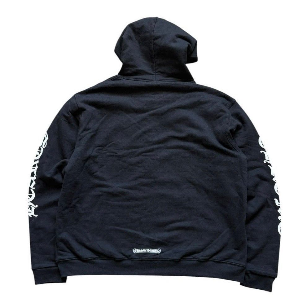 Chrome Hearts Vertical Logo Thermal Lined Zip Hoodie