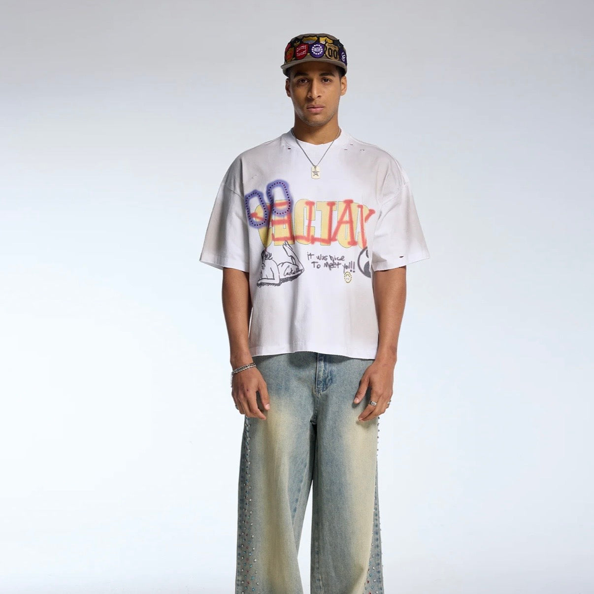 AZVA Catcus Graffiti T-Shirt