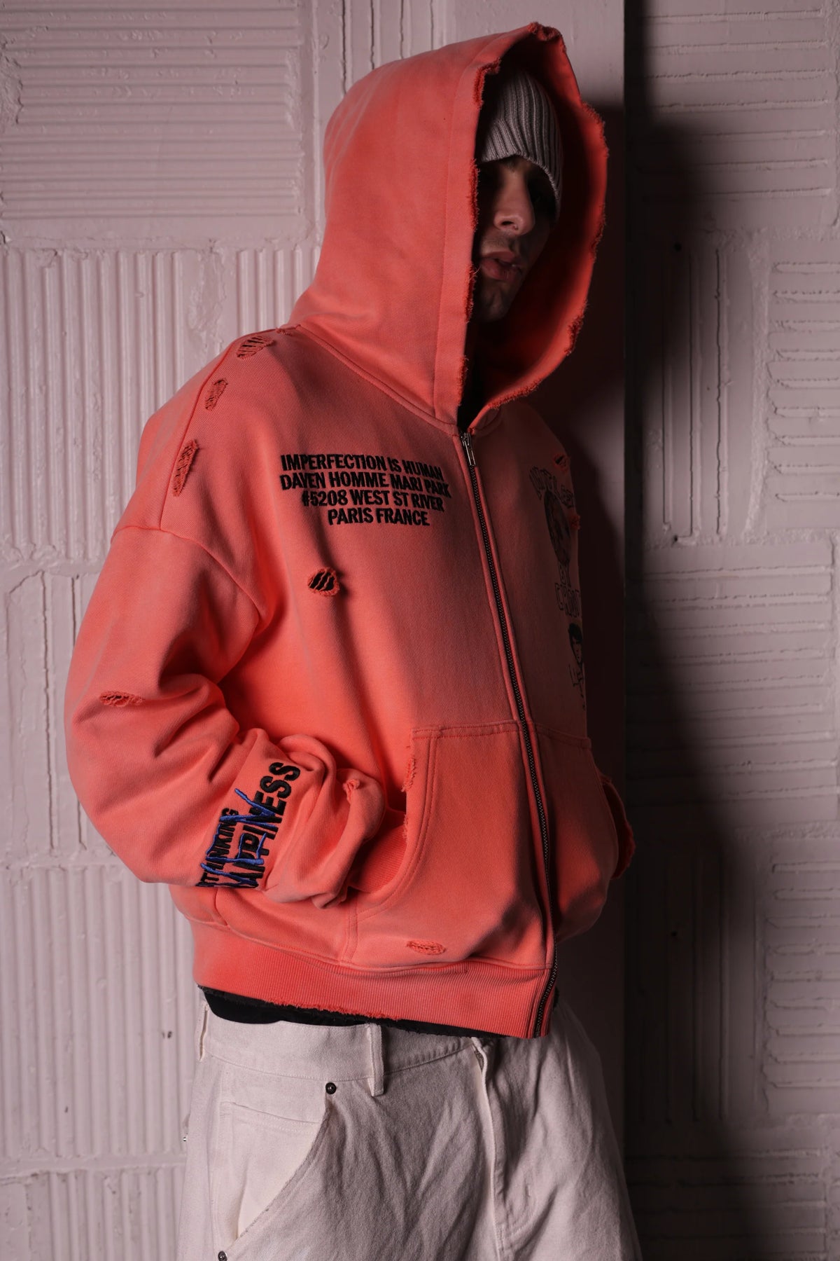 Daven Homme Imperfection Is Human Hoodie