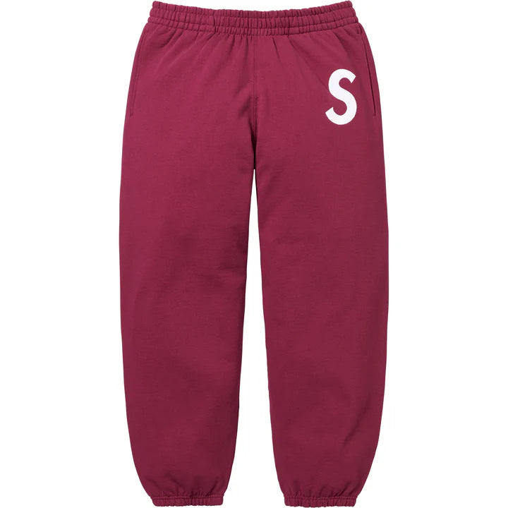 Supreme Raspberry S Logo Sweatpants