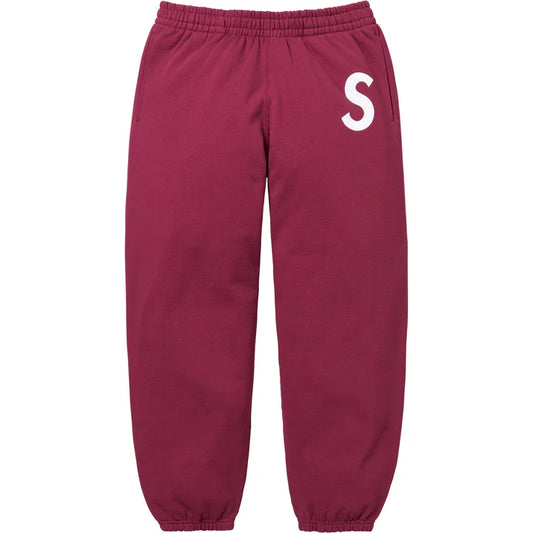 Supreme Raspberry S Logo Sweatpants