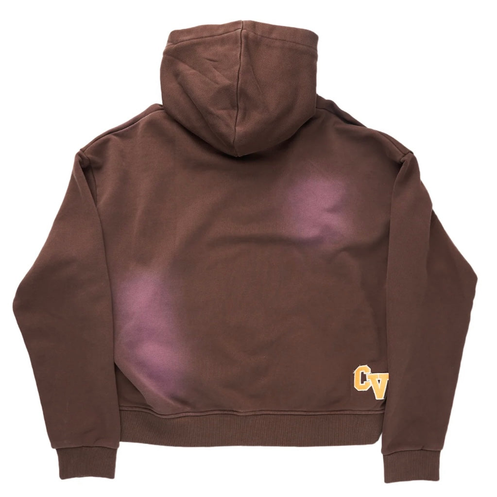 AZVA Brown Crooked Cactus Zip Hoodie