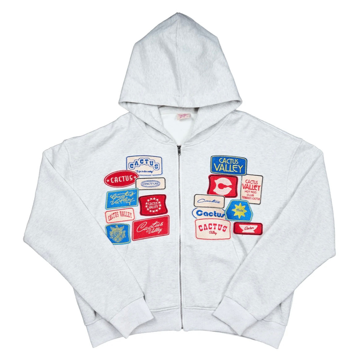 AZVA Grey Roadside Zip Hoodie