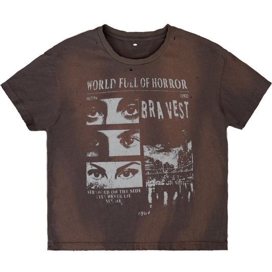 Bravest Studios Washed Horrors Vintage T-Shirt