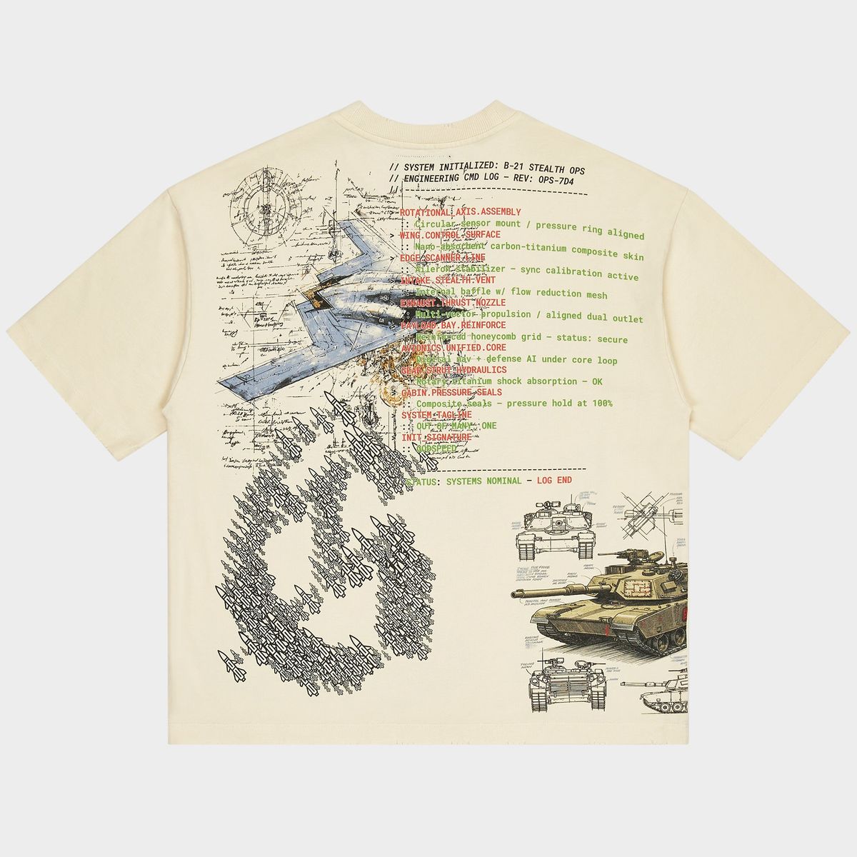 Godspeed Bone Art of War T-Shirt