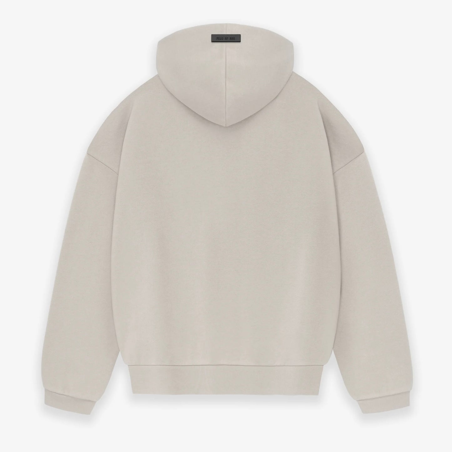 Fear of God Essentials Silver Cloud Hoodie Back VIew