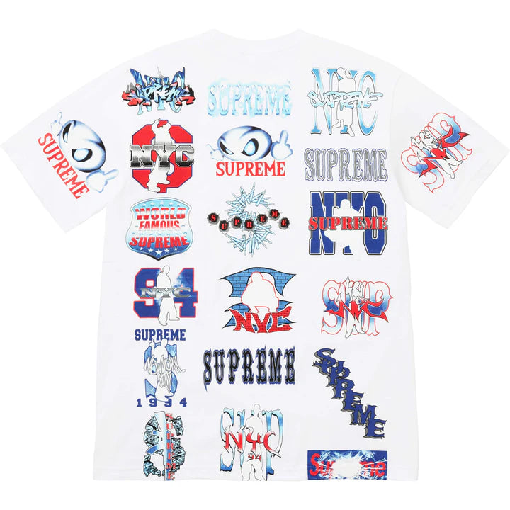 Supreme White Flash T-Shirt