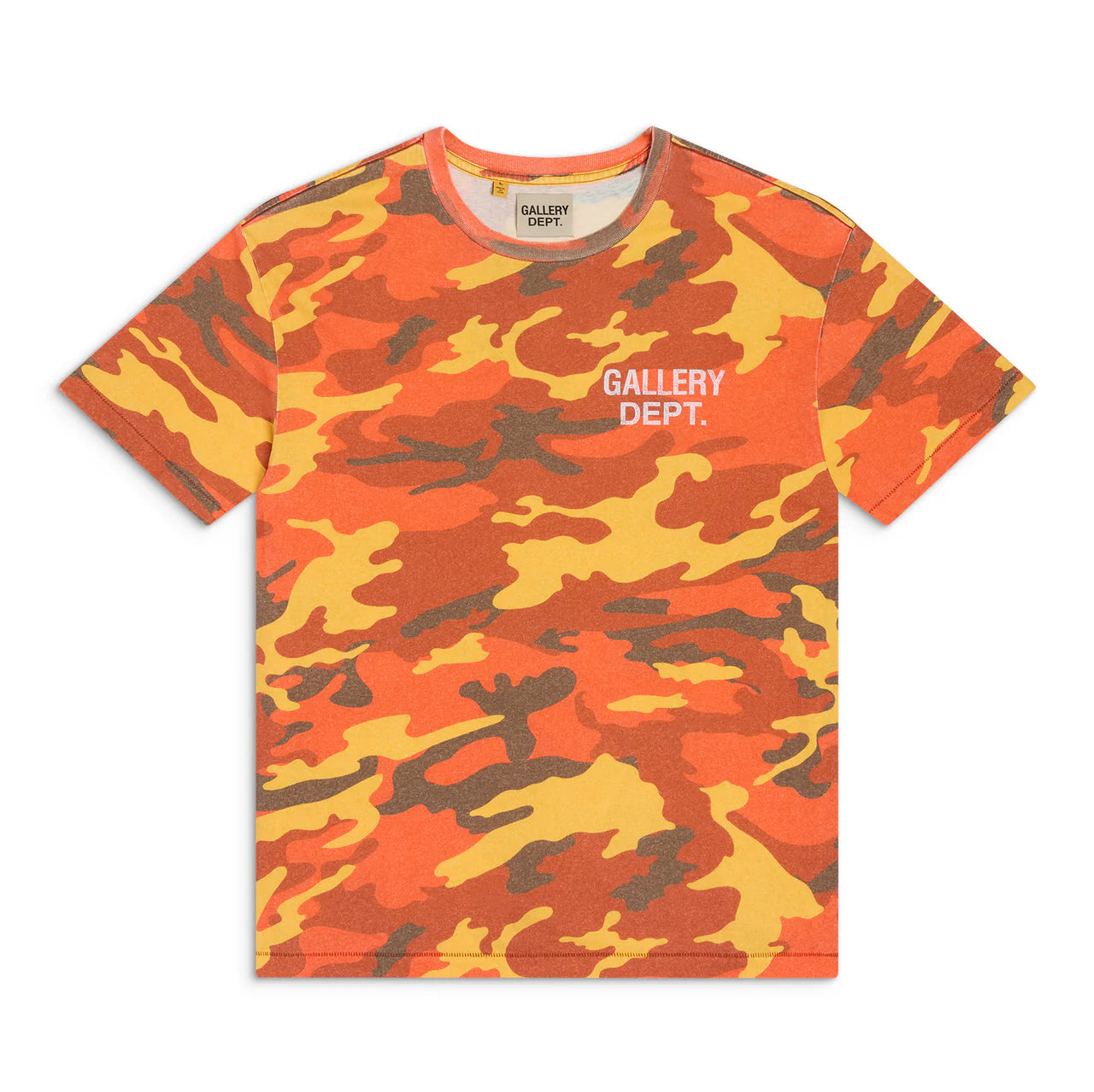 Gallery Dept Orange Camo Souvenir T-Shirt