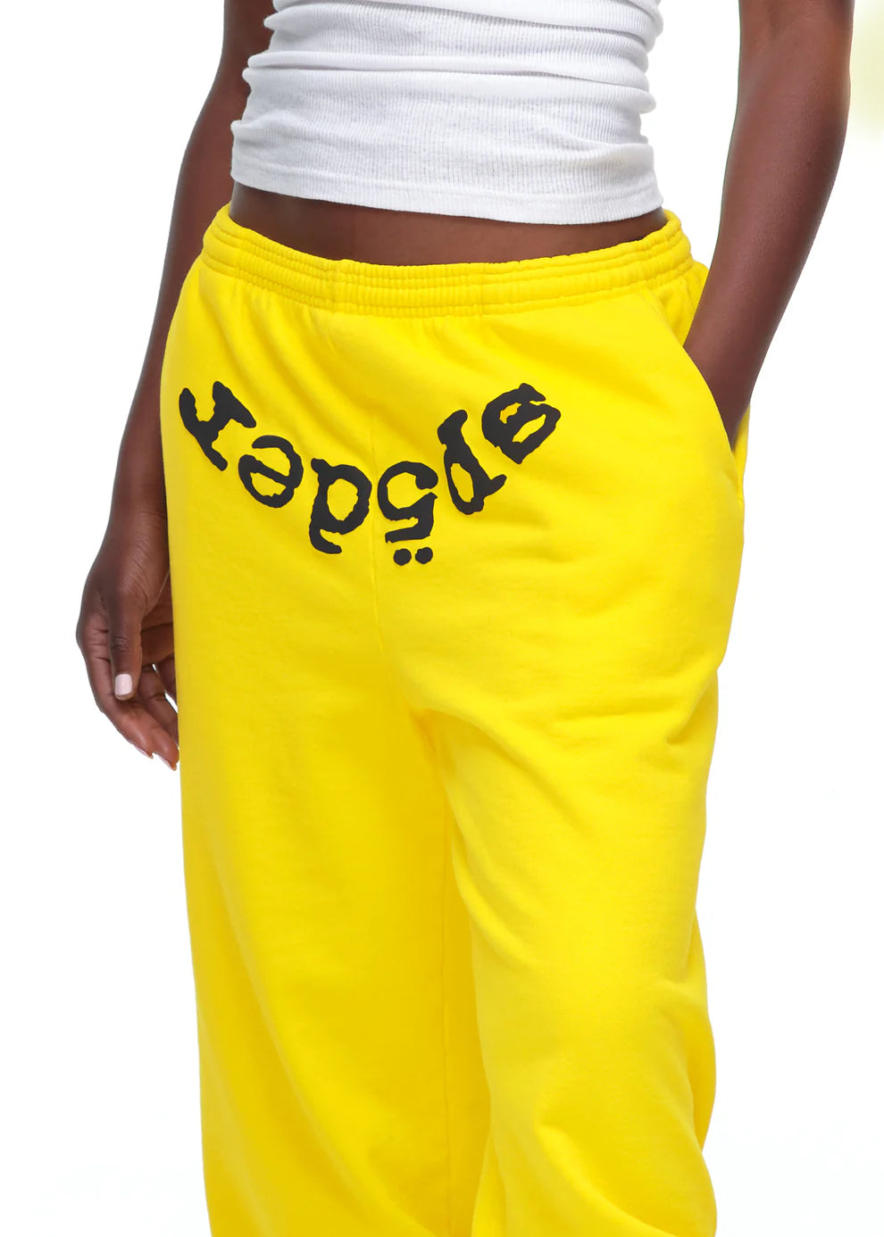 Sp5der Yellow Legacy Sweatpants