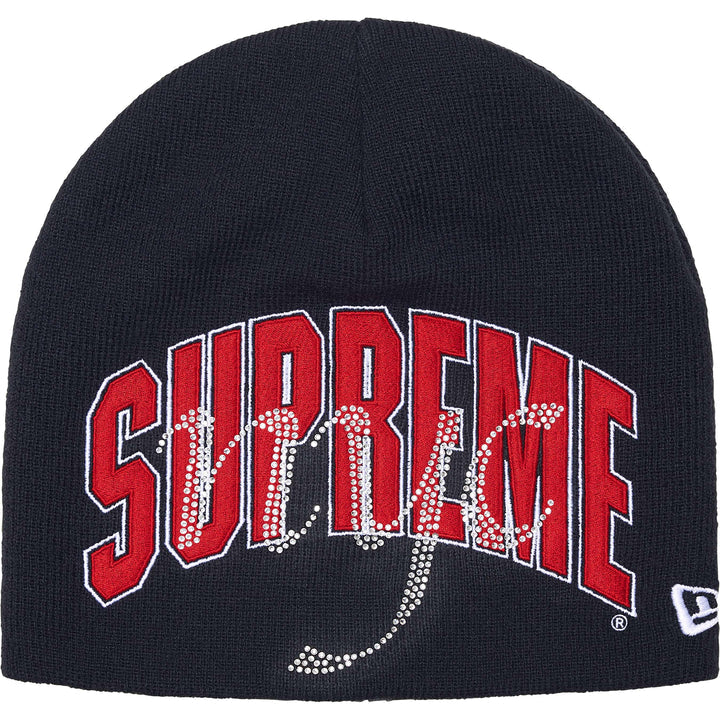 Supreme Navy New Era Rhinestone Beanie