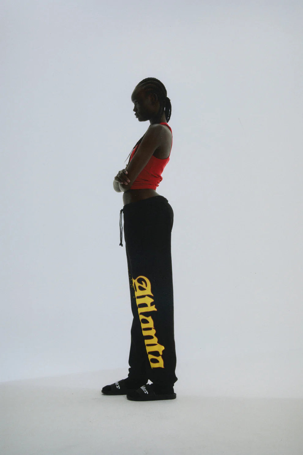 Sp5der Black Atlanta Sweatpants