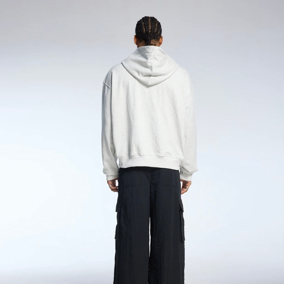 AZVA Grey Roadside Zip Hoodie