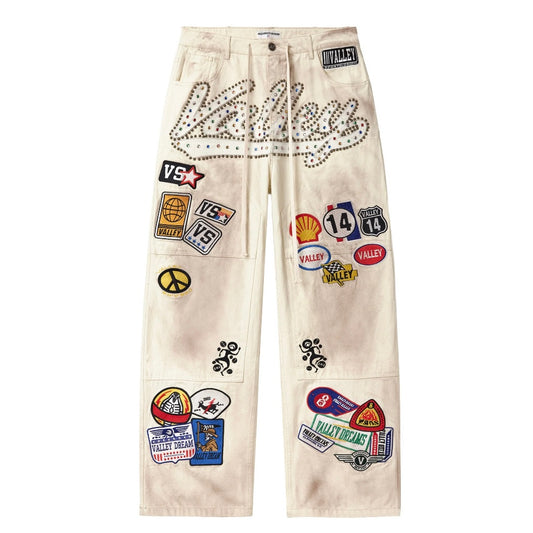 Vale Cream 1980s Painters Pants