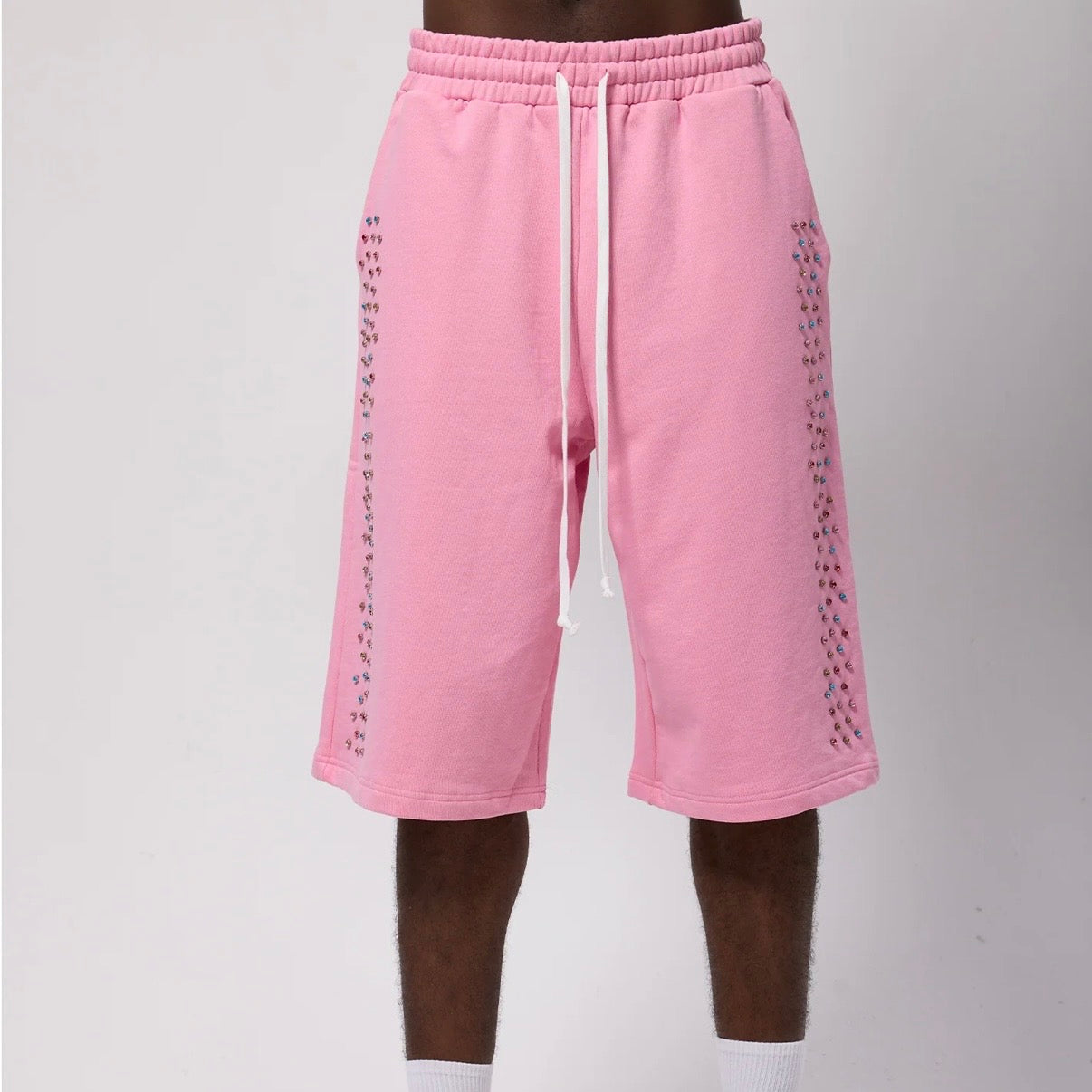 AZVA Pink Crystal Cactus Shorts