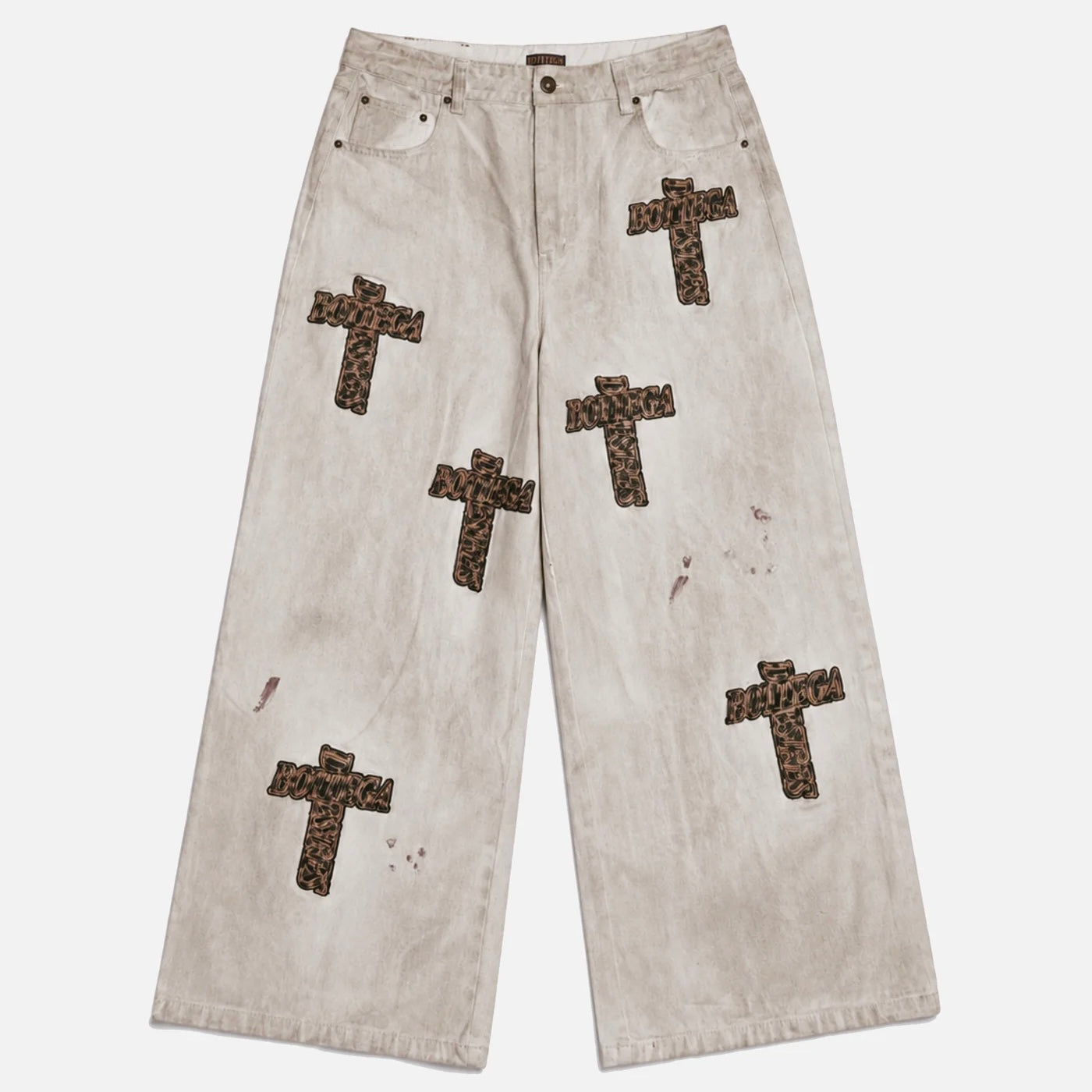 Bottega Desires Dirty White Holy Grail Denim Pants 1/100