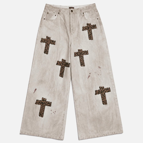 Bottega Desires Dirty White Holy Grail Denim Pants 1/100
