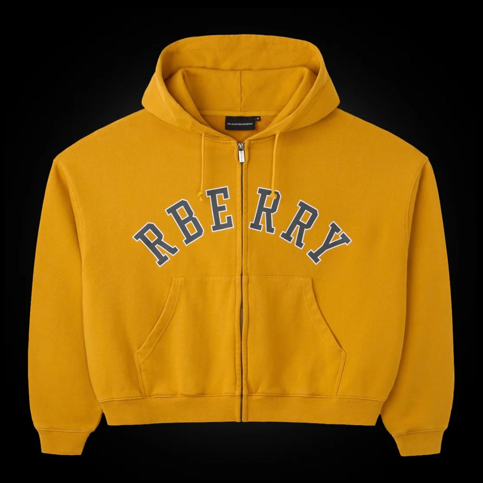 GV Gallery Mustard VIP Zip Hoodie