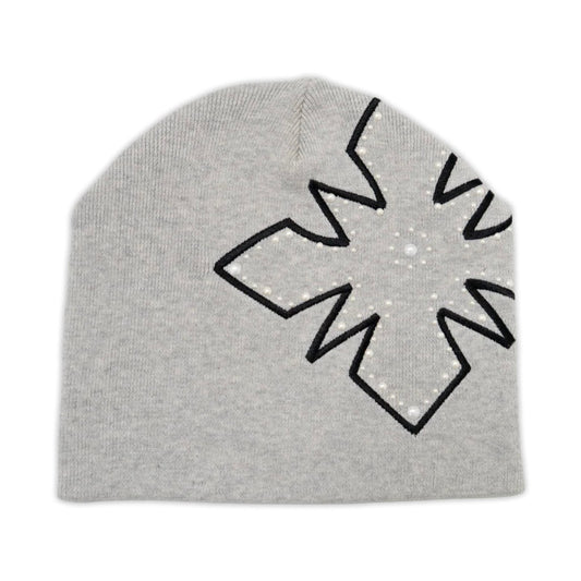 We Are Righteous Grey Pearl Logo Beanie