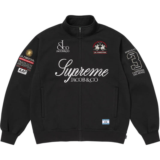 Supreme Jacob & Co La Martina Black Zip Up