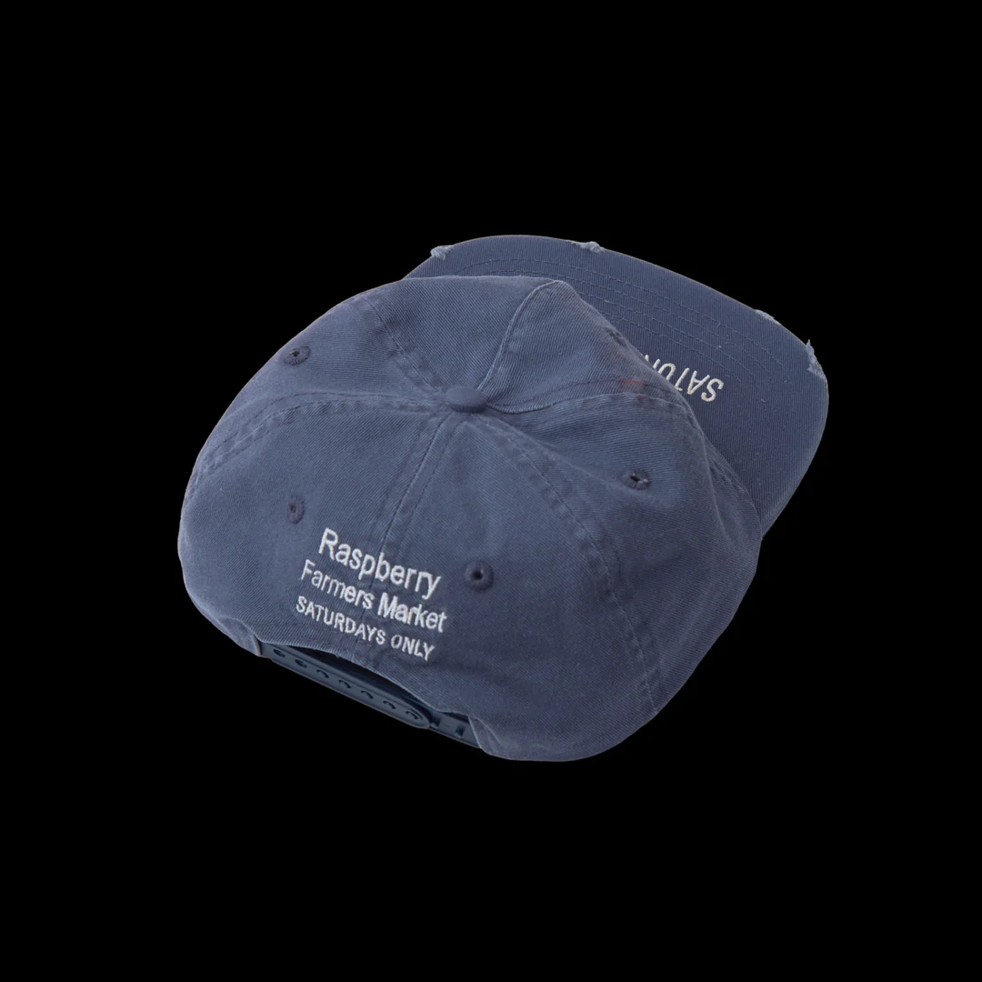 GV Gallery Farmers Market Hat, two caps stacked showing the back embroidery