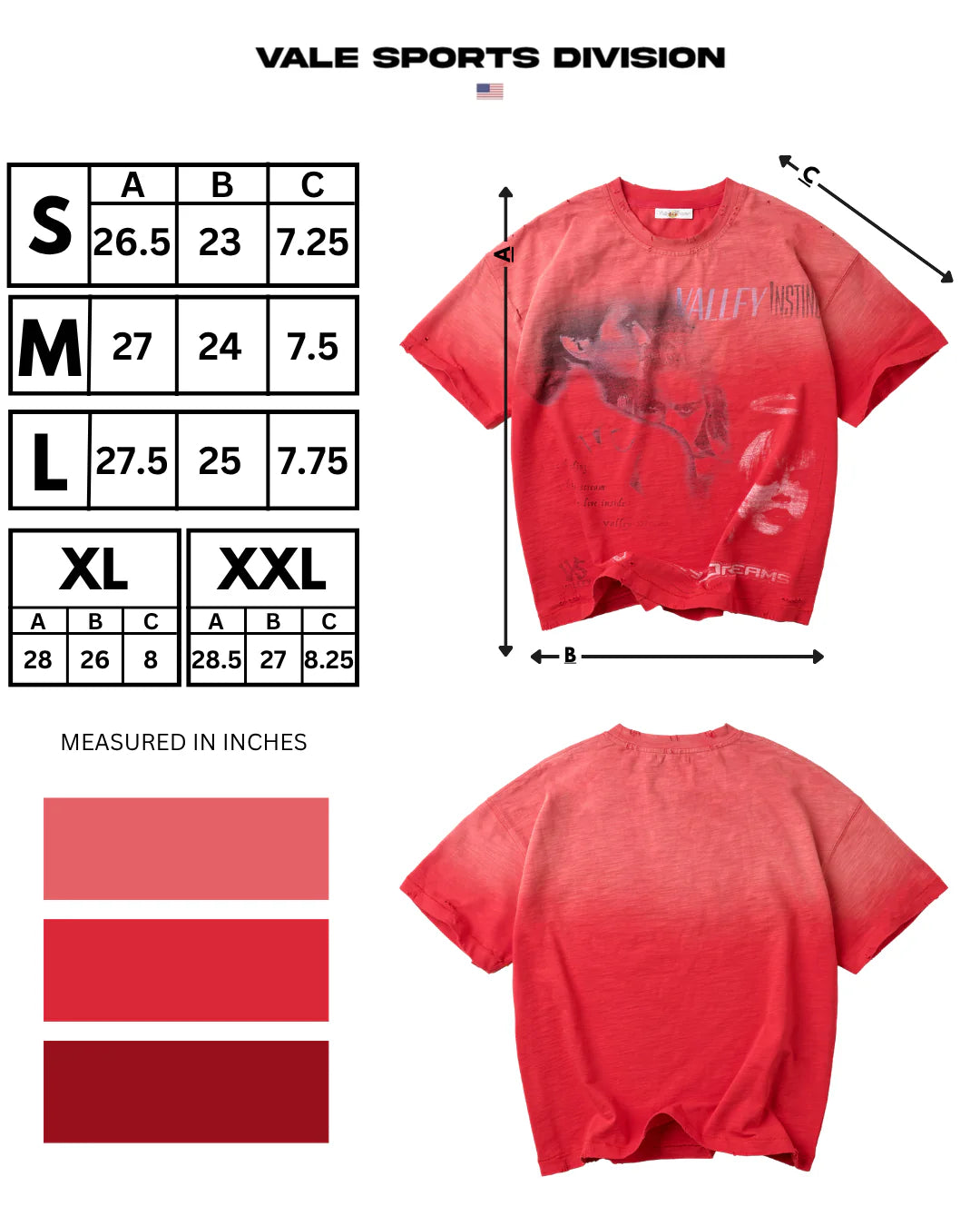 Vale Red Valley Instinct T-Shirt
