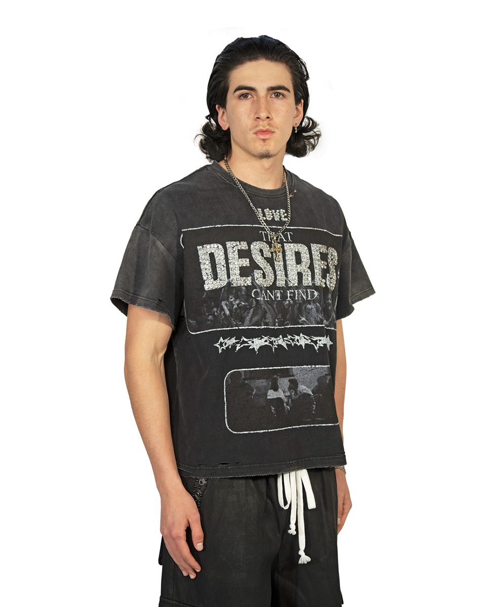 Stile De Amor Black Amor in Desires T-Shirt