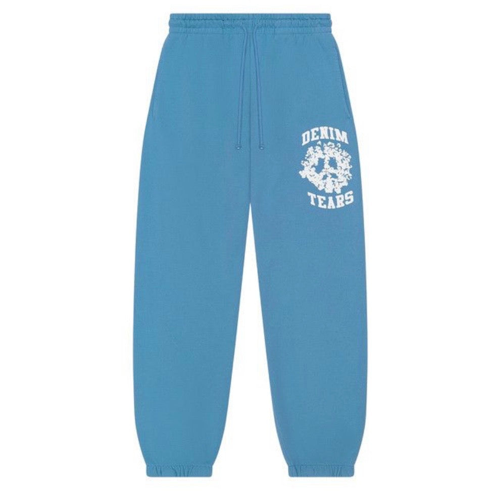 Denim Tears Light Blue University Sweatpants
