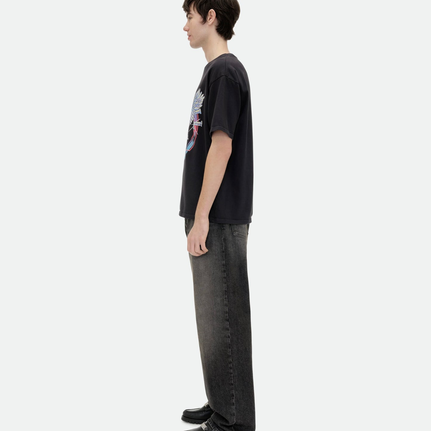 Rhude Vintage Black Notting Hill Eagle T-Shirt