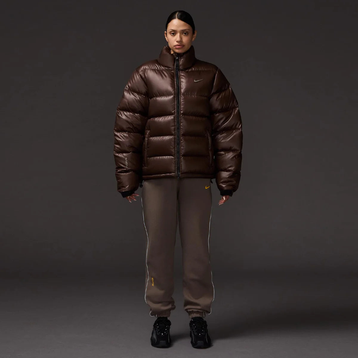Nike Nocta Baroque Brown Sunset Puffer Jacket (Ships in 1 Week)