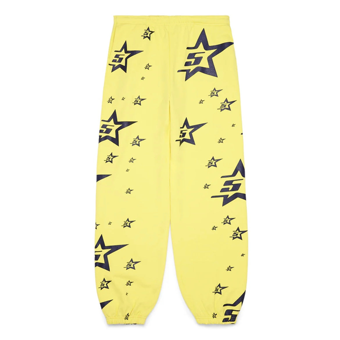 Sp5der Yellow 5Star Sweatpants Front View