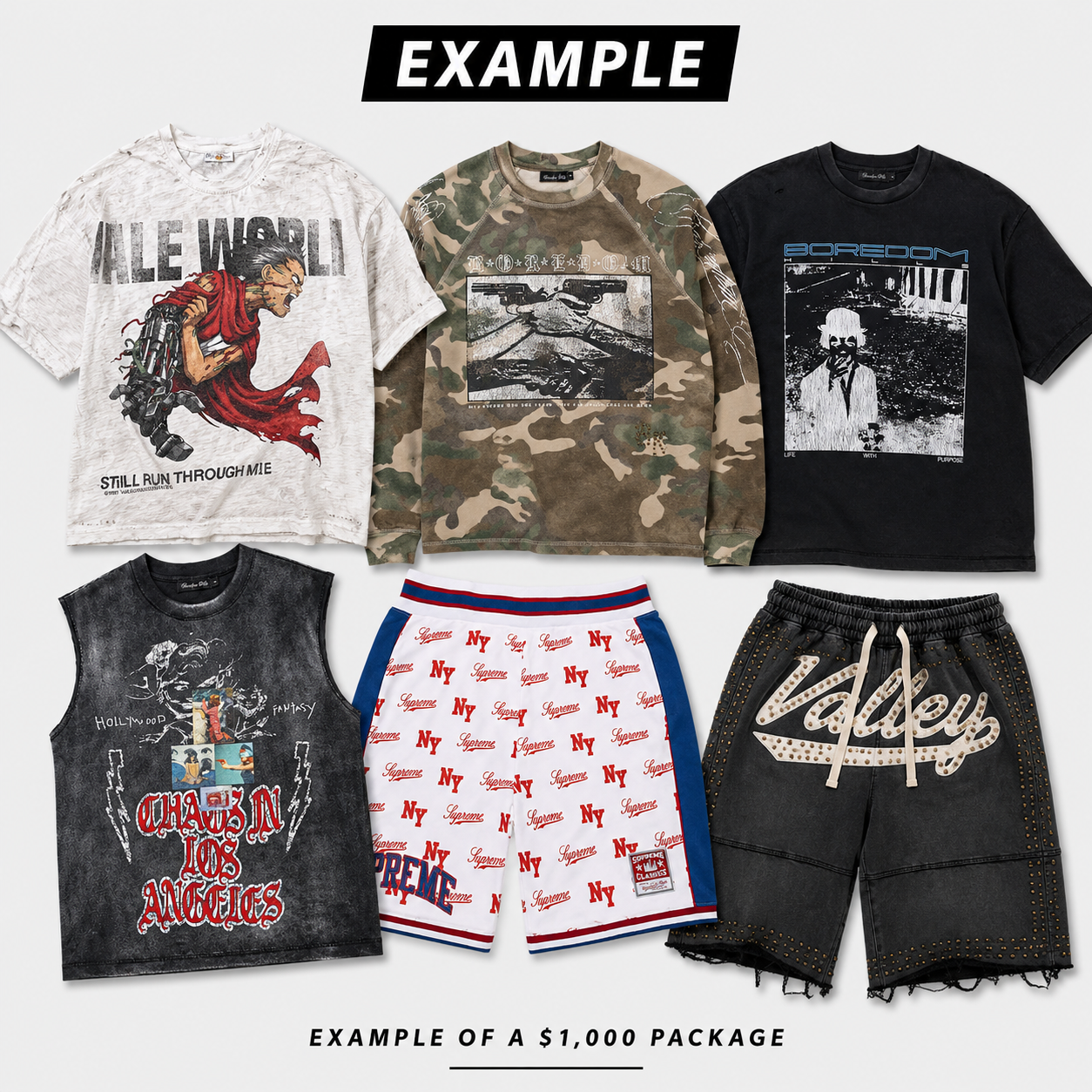 $1,000 Streetwear Package